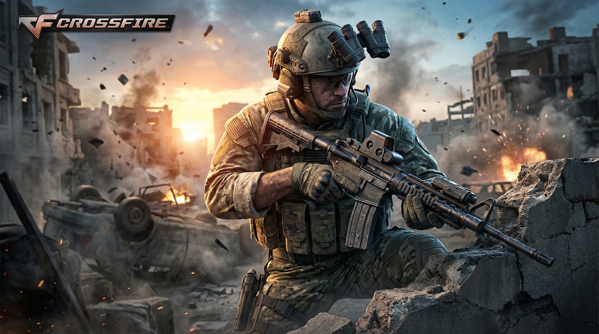 女团 FPS游戏视频